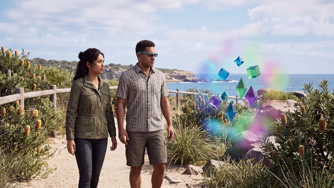 Colour forms in a coastal park. A rapid prototyping scenario for fast builds, from idea to working product.