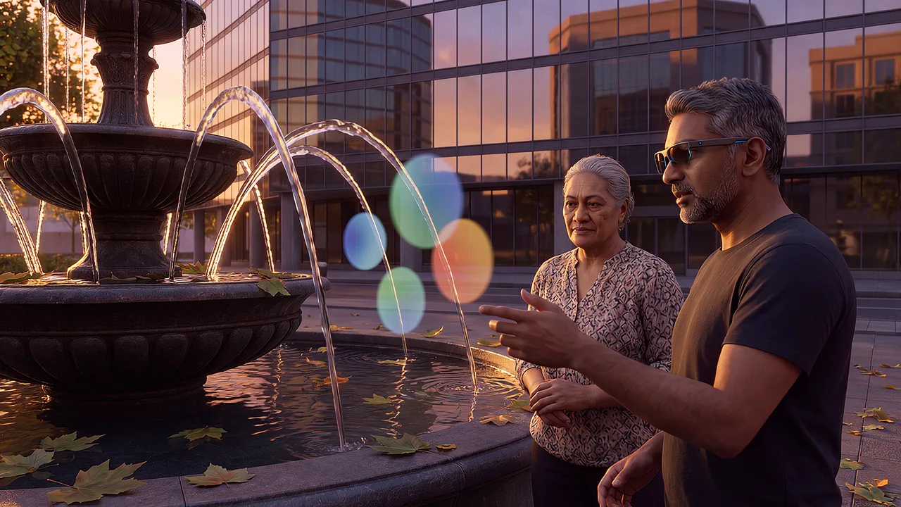 Colour discs follow fountain arcs. A rapid prototyping scenario for fast builds, from idea to working product.