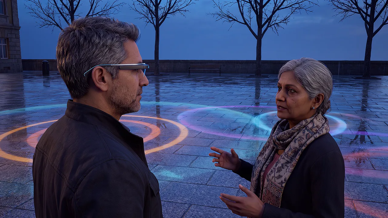 Colour rings ripple across rainy puddles. A rapid prototyping scenario for fast builds, from idea to working product.